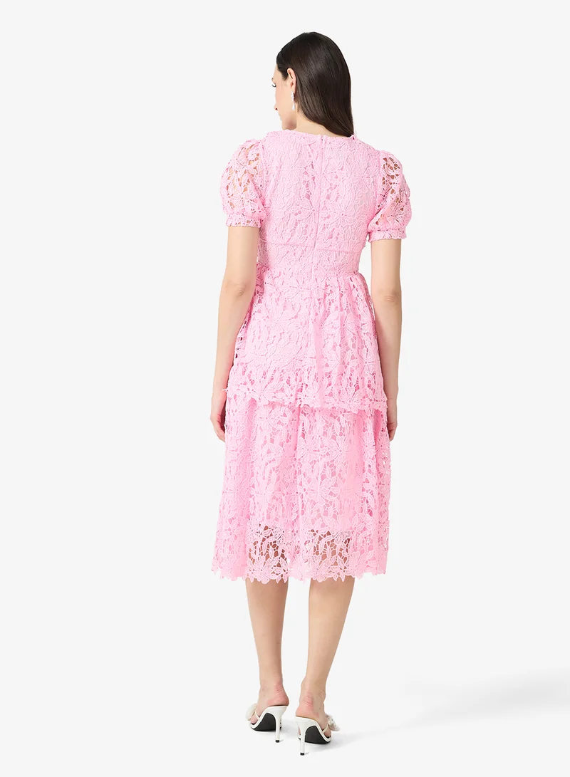 Ella Limited Edition Lace A-line Layered Dress